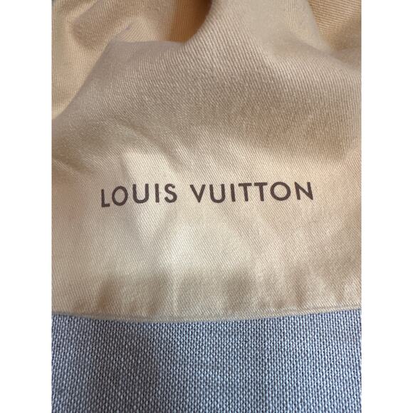 Louis Vuitton Small Dust Cover 8" x 8" Cotton Drawstring top closure - Picture 4 of 4